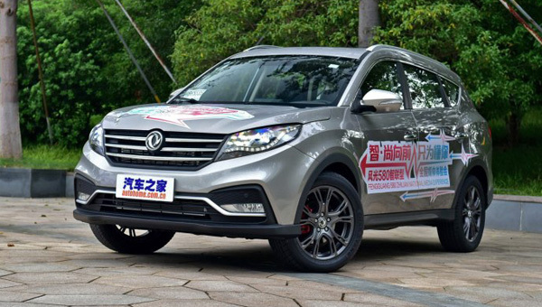 На рынок выходит улучшенный кроссовер Dongfeng 580 На рынок выходит улучшенный кроссовер Dongfeng 580
