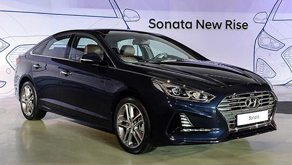 Рассекречен обновлённый седан Hyundai Sonata